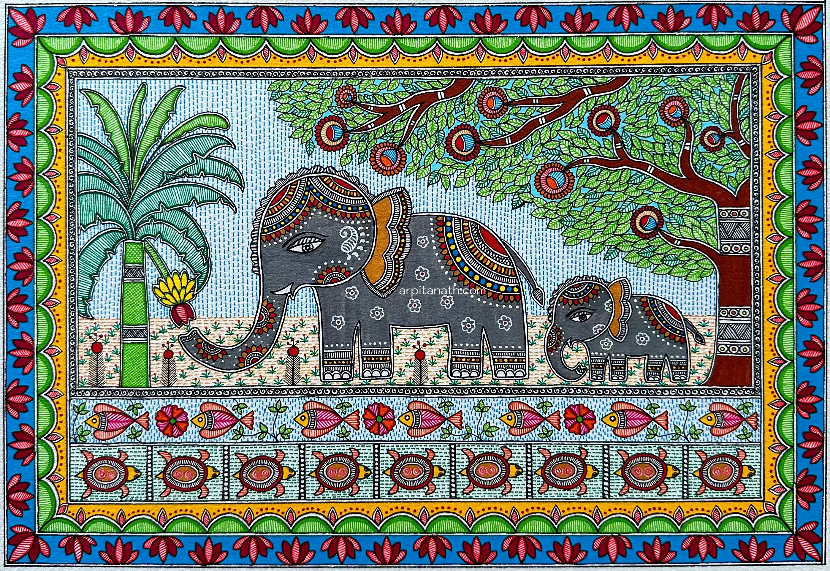Madhubani Elephant 